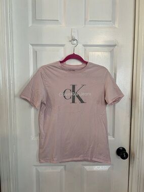 Calvin Klein Jeans Light Pink Logo Tee for Kids